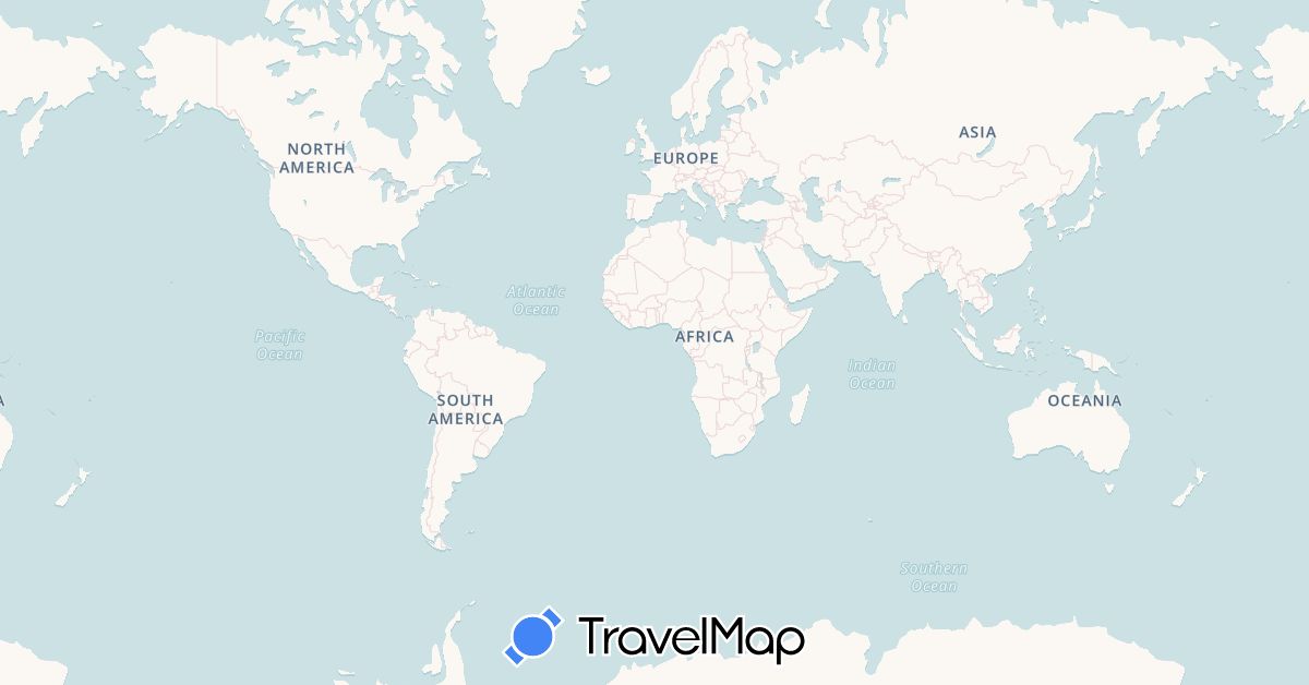 TravelMap itinerary: driving in Australia, Canada, Switzerland, Germany, United Kingdom, New Zealand, Singapore, United States (Asia, Europe, North America, Oceania)
